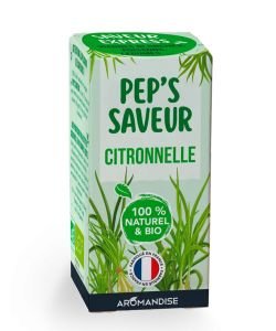 Cristaux d'Huiles Essentielles - Citronnelle BIO, 10&nbsp;g